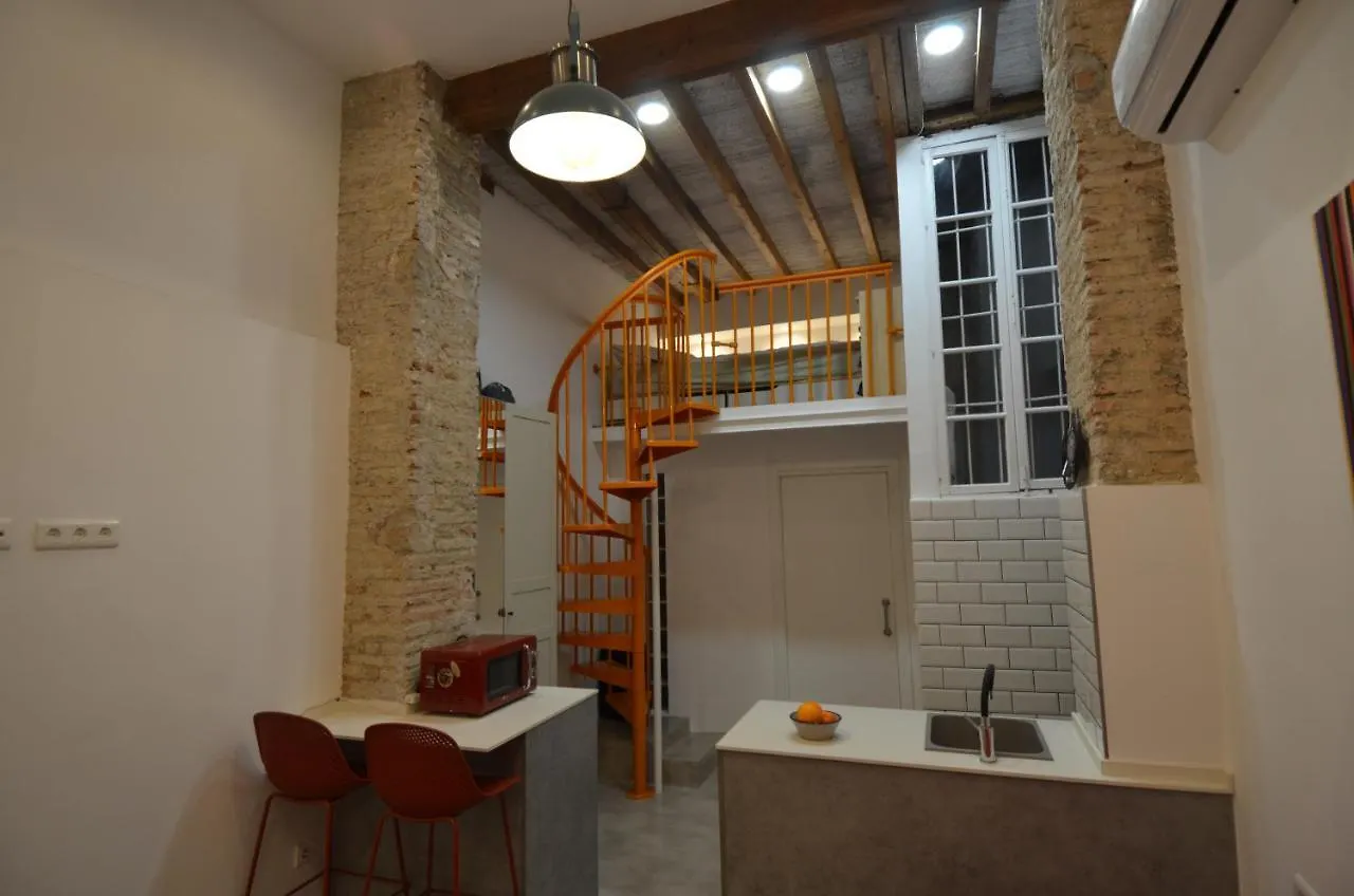 Loft Con Encanto En Pleno Centro De Málaga Lägenhet