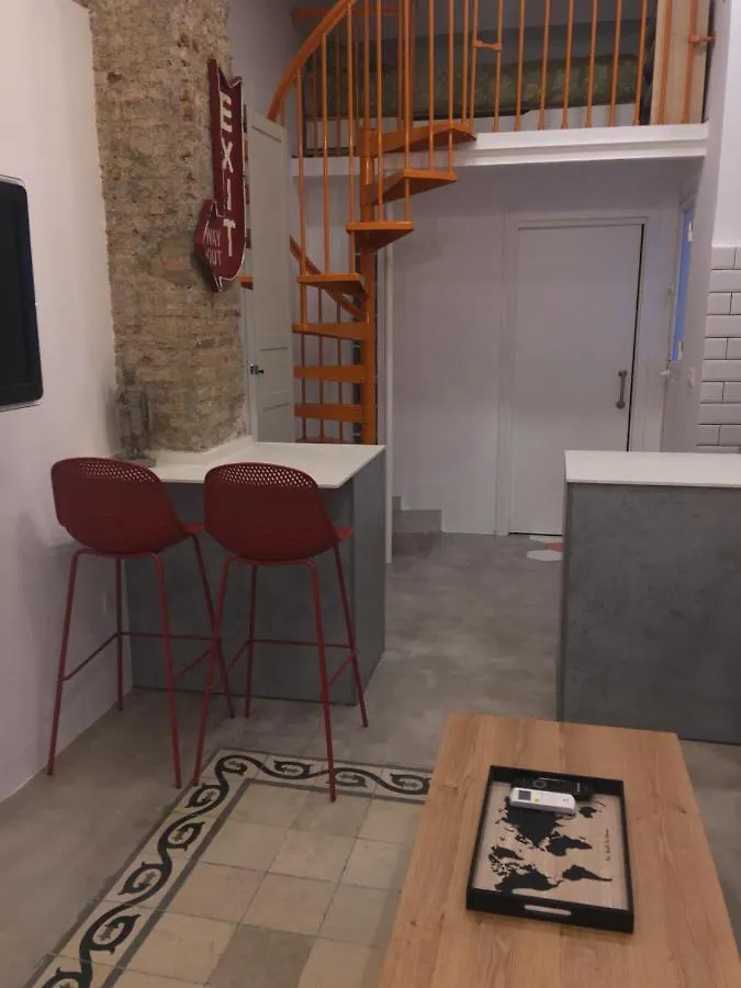 Loft Con Encanto En Pleno Centro De Málaga Lägenhet